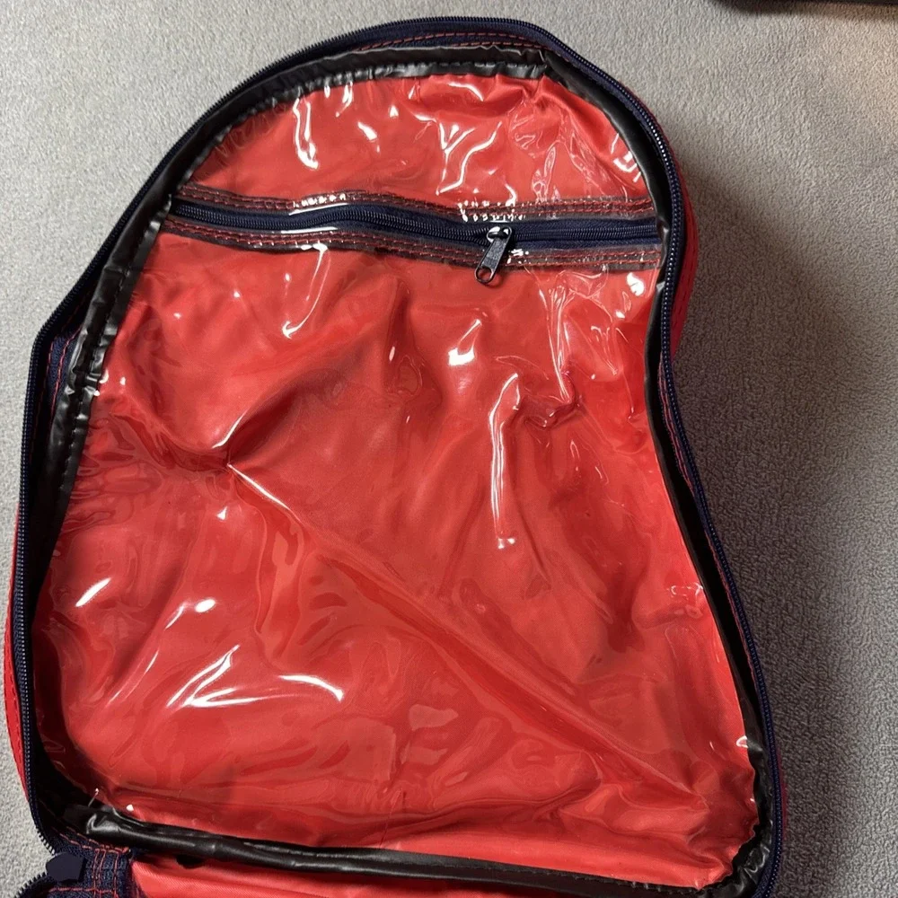 Vintage Retro 90's MacGregor Sport Duffle Bag Teal Red 24x12x11